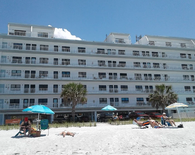 Treasure Island beachfront condo