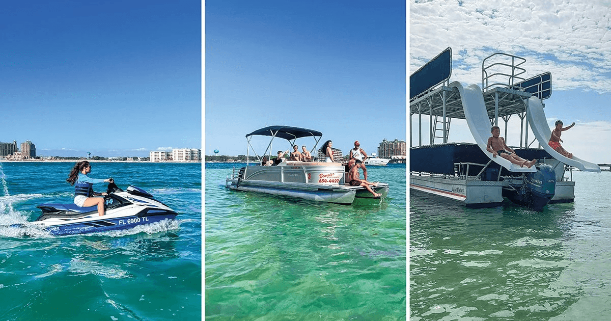 Boat rentals & Jet ski adventures near Treasure Island and Indian Shores beachfront vacation rentals