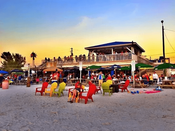 Caddy's Sunset Beach near Treasure Island Florida vacation rentals