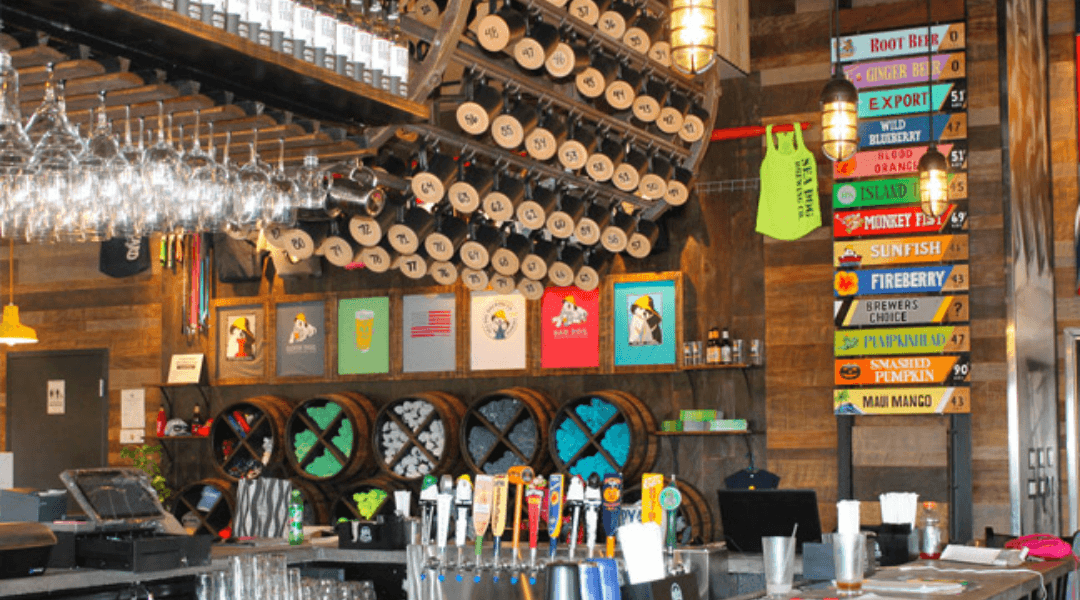 Bar interior near Treasure Island Florida