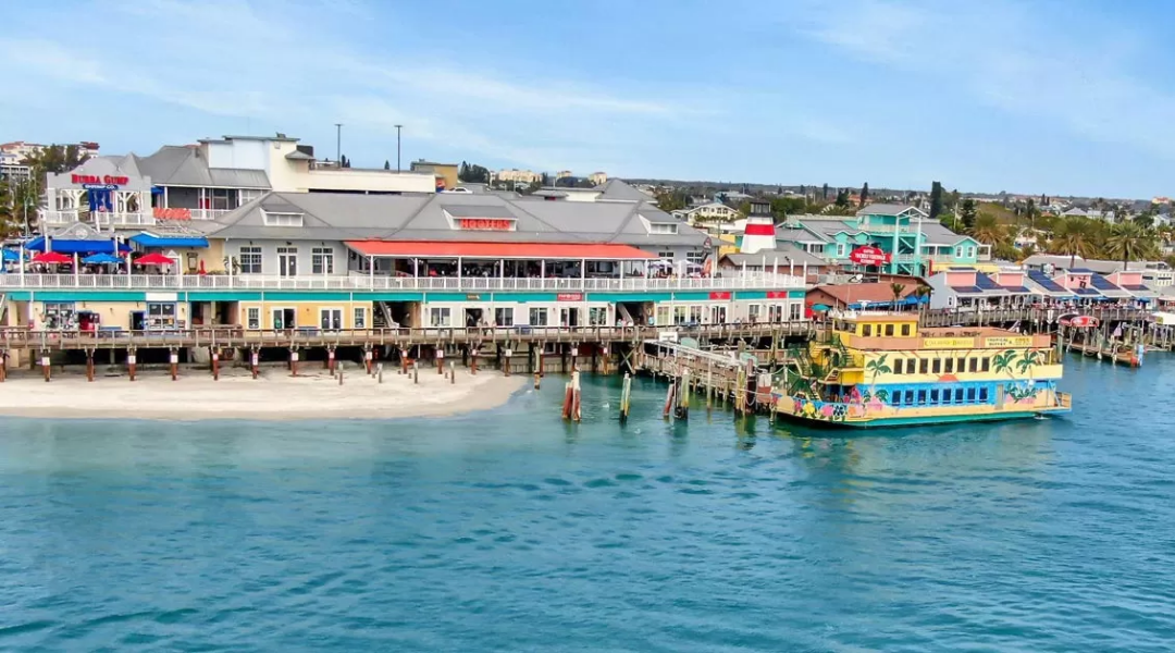 Waterfront view near Johns Pass and the Gulf Coast marina area