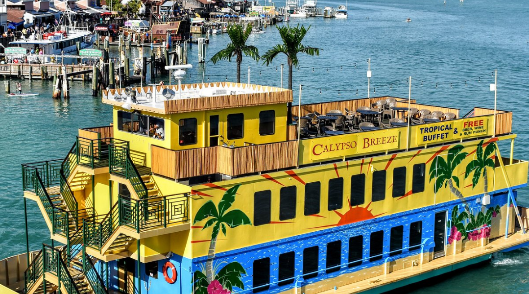 Boat excursion departing from Johns Pass marina